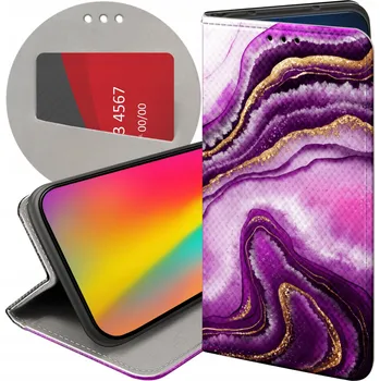 Pouzdro na mobilní telefon Flipové pouzdro Hello Case pro Xiaomi, Redmi Note 10 Pro Max fialové