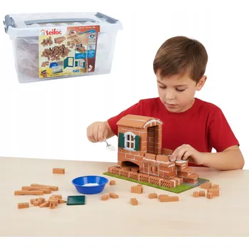 ostatní stavebnice Sada cihel Stavebnice pro děti Teifoc Kreativní 145 dílků
