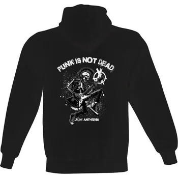 Pánská mikina Pánská mikina s kapucí s potiskem Punk Is Not Dead pánské