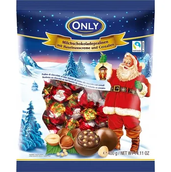 Čokoláda Mléčné pralinky s krémem z lískových ořechů