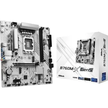Základní deska ASRock MB Sc LGA1700 B760M-X Gen5, Intel B760, 2xDDR5, 1xDP, 1xHDMI, mATX