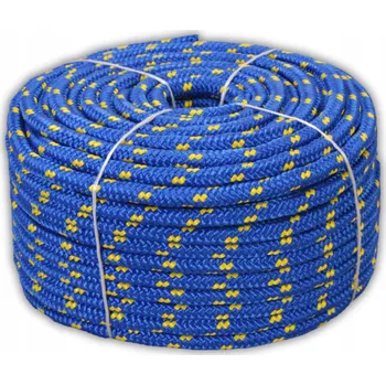 Železářství POLYPROPYLENOVÉ LANO PLETENÉ LODNÍ SILNÉ ODOLNÉ 8mm 20m