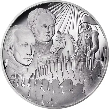 Stříbrná mince Bitva u Slavkova 10 EUR 2025 Pařížská mincovna 22,2g Ag 999 Proof