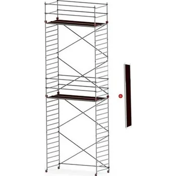 Lešení Profesionální lešení JUMBO - Pro Double Towers s montážní podlážkou : 305 x 135 cm | 8.2 / 10.2 m