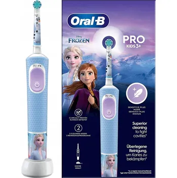 Elektrický zubní kartáček Oral-B Pro Kids 3 Frozen dobíjecí rotační Kartáček pro děti