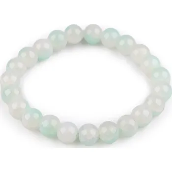 Náramek Náramek pružný ze skleněných korálků