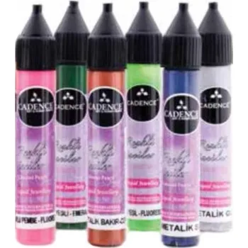 Tekuté perly Cadence, 25 ml - světlá tyrkysová