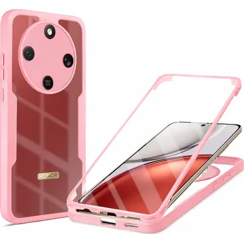 Pouzdro na mobilní telefon Techsuit - ColorVerse 360 Series + Screen Protector - Honor Magic8 Lite - růžová