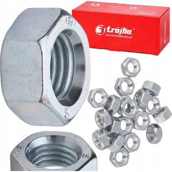 Matice Matice M6, třída 8, pozink, DIN 934, balení 1 kg - cca 454 ks