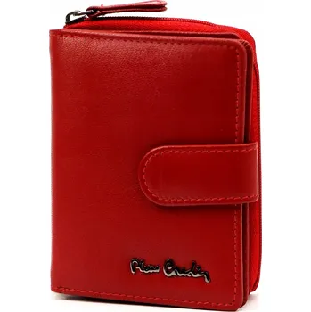 Peněženka Pierre Cardin Dámská kožená peněženka svislá na patent červená