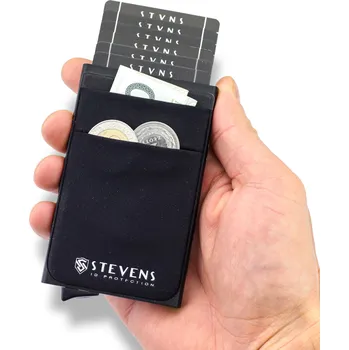 Peněženka Stevens hliníková peněženka černá - unisex