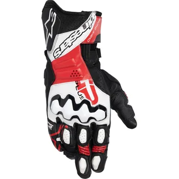 Moto rukavice Rukavice na motorku Alpinestars GP Plus R V3 černo-bílo-červené XL