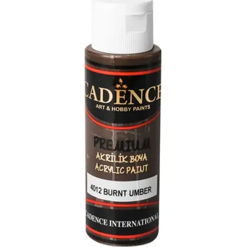 Akrylová barva Cadence Premium, 70 ml - burnt umber, umbra