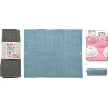 Organizace kuchyně Skládací odkapávač na nádobí 40 x 48 cm zelený