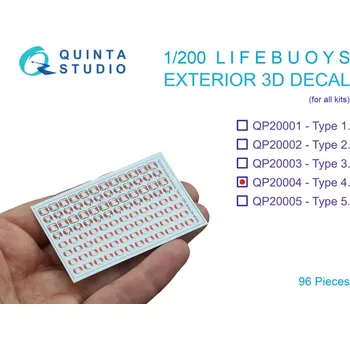 Plastikový model Quinta studio 1/200 Life Buoys, Type 4