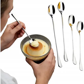 Příbor SADA LŽIČEK NA LATTE, DESSERTY, KÁVU, ZMRZLINU – DESSERTOVÉ LŽIČKY 6 Ks