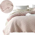 Přehoz na postel Room99 polyester 240 cm x 220 cm růžový