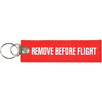 Přívěsek Na Klíče /Přívěsek REMOVE BEFORE FLIGHT vyztužený