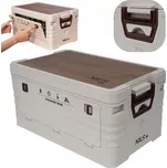 Skládací úložný box Nils Camp bílý 32 l s víkem