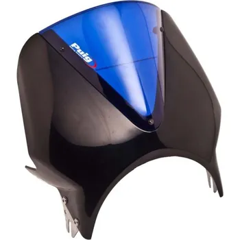 Plexi štít PUIG RETROVISIONS 003NA matná černá modrá pro SUZUKI GSF 600 Bandit / S