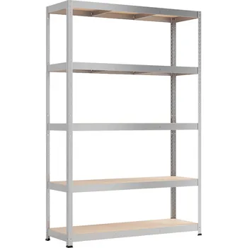 Dílenský regál Kovový regál STOREX 1000 kg 180x120x40 pozinkovaný