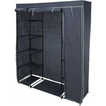 Šatní skříň Mobilní skříň Excellent pro domácnost, polyester, 141x45x167 cm