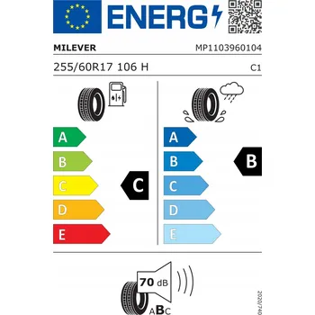 Letní osobní pneu Letní pneumatika 255 60 R17 Milever Mu069 106H 60R17 suv