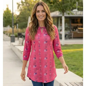 Dámské tričko Dámské triko KIXMI TRISHA RŮŽOVÁ L