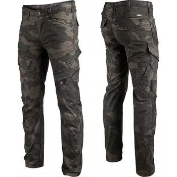 Pánské kalhoty Pánské kalhoty kapsáče BRANDIT Adven Slim Fit vojenské Dark Camo L