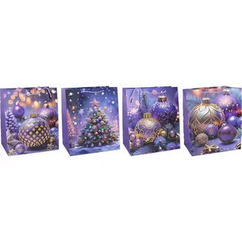 Dárková taška Elegantní Vánoční Dárková Taška L 31x40x12 cm - K dispozici ve 4 Vzorech