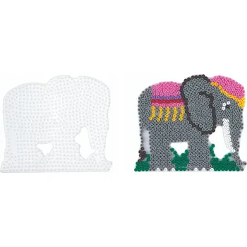 Dětské navlékací korálky Podložka na zažehlovací korálky Hama Midi - slon