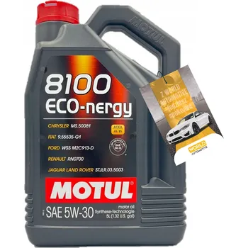 Motorový olej MOTUL OLEJ MOTUL 5W30 5L 8100 ECO-NERGY / SL / A5/B5