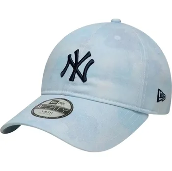 Pokrývka hlavy kšiltovka New Era 9T Tie Dye MLB New York Yankees Youth - Soft Blue/Navy junior size