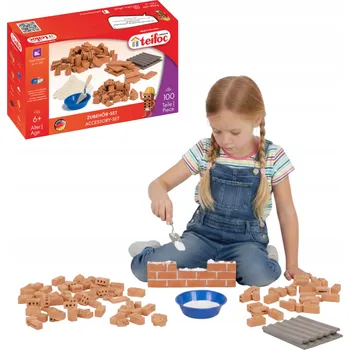 ostatní stavebnice Stavebnice Cihliček Stavebnice Stavební pro děti Teifoc Příslušenství 100 dílů