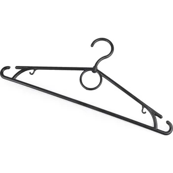 Ramínko Plastové ramínko univerzální otočné 40 cm, střední, 2 černá