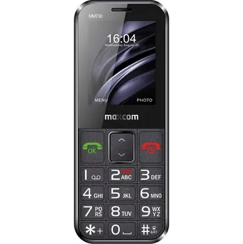 Mobilní telefon Mobilní telefon Maxcom MM730 rádio SMS svítilna SOS nabíjecí stojánek