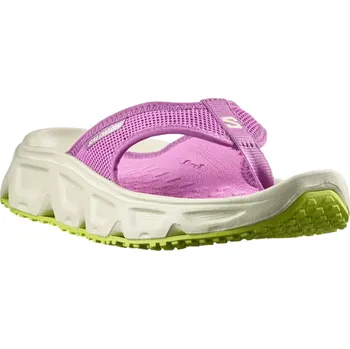 Dámská obuv žabky Salomon Reelax Break 6.0 W - Iris Orchid/Asparagus Green/Acid Lime 40