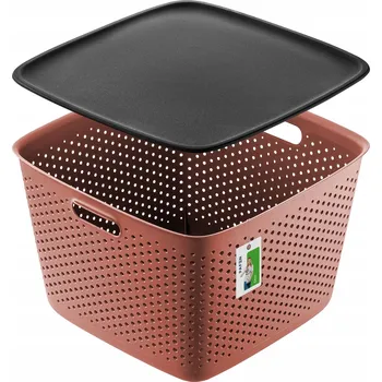 Úložný box Koš 28,5 litrů plastový úložný box organizér do skříně na oblečení