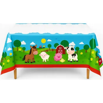 ubrus Narozeninový ubrus Farma 108 x 180 cm - Zvířátka z farmy
