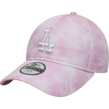 Kšiltovka kšiltovka New Era 9T Tie Dye MLB Los Angeles Dodgers Youth - Pastel Marble Pink junior size