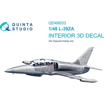 Plastikový model Quinta studio 1/48 L-39ZA 3D-Print&col.Interior (SP.HOB.)
