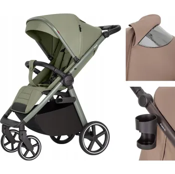 Kočárek Kočárek pro dítě CARRELLO Bravo SL Deluxe Mosaic green 2026