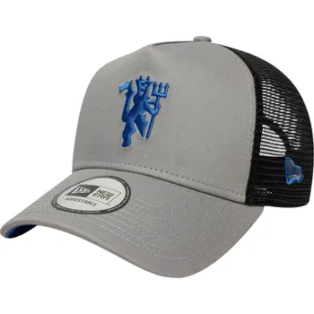 Kšiltovka kšiltovka New Era 9FO AF Seasonal Trucker FC Manchester United - Dolphin Grey/Blue one size