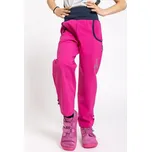 unuo softshellové kalhoty s fleecem Fuchsiové + reflexní obrázek Evžen (Softshell kids trousers) - 122/128