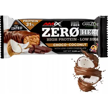 Proteinová tyčinka Zero Hero Amix čokoláda a kokosem 65g