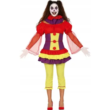 Karnevalový kostým Kostým klauna, šaty velikost L (42-44)