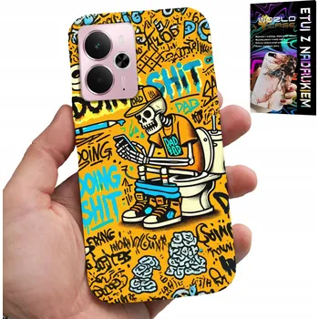 Pouzdro na mobilní telefon POUZDRO PRO REALME 14 5G / 14T - DĚLÁ KOSTLIVEC NA POUZDŘE TOHOTO ZÁCHODU