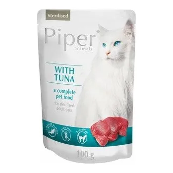 Krmivo pro kočku Vlhké krmivo Piper s tuňákem pro sterilizované kočky 100 g