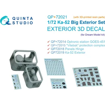 Plastikový model Quinta studio 1/72 Big Exterior Set for Ka-52 (DREAM M.)
