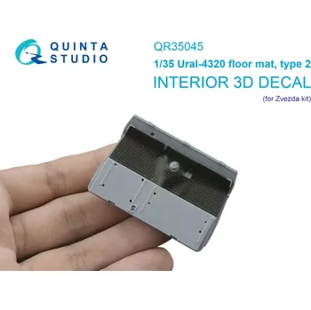 Plastikový model Quinta studio 1/35 Ural-4320 floor mat, type 2 (ZVE)